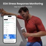 Amazfit Helio Smart Ring Health Tracker, Fitness Tracker Ring, No Subscription, Monitors Sleep, Heart Rate & Stress, Titanium Alloy, Fast 1.4-Hr Charging, Swim/Shower Water-Resistant (Size 12)