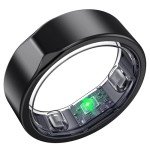 SEEKZERO Smart Ring-Size First Before You Buy, No APP Subscription,7-10 Days of Use,Sleep & Activity Real-Time Monitor, Stress/Heart Rate/SPO₂ Tracker, Compatible with iOS and Android (Black, 9)