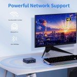 Compact Mini PC: Intel 12th Gen, 16GB RAM, Dual 4K HDMI