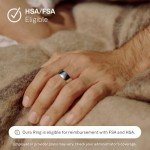 Oura Ring 4 - Silver - Size 9 - Smart Ring - Size First with Oura Ring 4 Sizing Kit - Sleep Tracking Wearable - Heart Rate - Fitness Tracker - Up to 8 Days of Battery Life