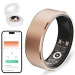 GYSOA Smart Ring Health Fitness Tracker Women Men 8#(18.1mm)