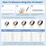 GYSOA Smart Ring Health Fitness Tracker Women Men 8#(18.1mm)