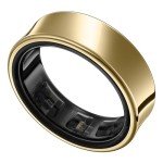 SAMSUNG Galaxy Ring, AI Smart Ring, Size First w/Sizing Kit, No App Subscription, Fitness Monitor, Sleep Tracker, Up to 7-Day Battery, Size 9, Titanium Gold [US Version, 1Yr Manufacturer Warranty]