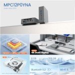 Intel N100 Mini PC - 8GB RAM, 256GB SSD