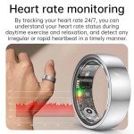 Piluyaa Smart Ring Fitness Tracker Ring for Men/Women with Calories/Heart Rate/Blood Oxygen/Sleep Monitoring with NO App Subscription with Charging Case for Android 6.0+/iOS 11.0+(Gold 9#)​