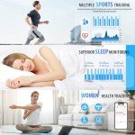 Smart Ring,Smart Health Ring for Women Men, Smart Ring Fitness Tracker, Health&Sleep Tracker,IP68 Waterproof,Remote Camera Control,No App Fee for Standard Features, for iPhone & Android(Black, 9#)