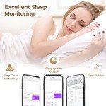 Hugrow Smart Ring for Men & Women, Wellness & Fitness Tracker with Sleep/Step/Heart Rate/Blood Oxygen/Calorie Counter, IP68 Waterproof Wearable Ring for iOS Android Silver #10