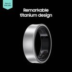 SAMSUNG Galaxy Ring, AI Smart Ring, Size First w/Sizing Kit, No App Subscription, Fitness Monitor, Sleep Tracker, Up to 7-Day Battery, Size 9, Titanium Gold [US Version, 1Yr Manufacturer Warranty]