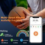 Gwenland Smart Ring Health Ring - Smart Rings for Women Men,Fitness Tracker Ring with LED Display Screen,Sleep Tracker Ring Compatible with iOS/Android Activity Tracker/Heart Rate/SpO2/Sleep/Step