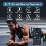 Kuxlagz Smart Ring Health Tracker for Women Men, Sleep Tracker with Heart Rate and Blood Oxygen, Fitness Ring for Activity Monitoring, 15 Days Battery, No Subscription, Titanium Alloy (Silver, #9)