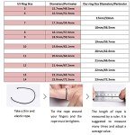 HECERE T5577 or UID chip RFID Black Ceramics Smart Finger rewrite Ring 125KHZ/13.56MHZ Wear for Men or Women (T5577 125KHZ-19MM)