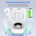 Smart Ring Fitness Tracker Ring for Men Women - Health Heart Rate Ring with Motion Tracking, Sleep Monitor, and Oximetry, No Subscription Fee, Family Care, Remote Photography, IP68 Waterproof(8#)