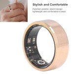 Smart Ring Fitness for Women & Men, IP68 Wearable Health Ring with Sleep Monitoring Step Counting Camera Control Heart Rate Body Temperature (8)