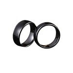 HECERE T5577 or UID chip RFID Black Ceramics Smart Finger rewrite Ring 125KHZ/13.56MHZ Wear for Men or Women (T5577 125KHZ-19MM)
