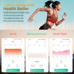 Smart Fitness Ring for Men & Women – Health & Activity Tracker with Heart Rate, Sleep Monitoring, Blood Oxygen, Motion Tracking, and Remote Camera Control, Waterproof & No Subscription Required (8#)