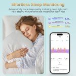 Smart Fitness Ring for Men & Women – Health & Activity Tracker with Heart Rate, Sleep Monitoring, Blood Oxygen, Motion Tracking, and Remote Camera Control, Waterproof & No Subscription Required (8#)