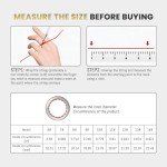 Smart Ring For Women Men, Health Tracker with Heart Rate/Blood Oxygen/Blood Pressure/Sleep Monitoring/Step Counting, IP68 Waterproof Fitness ring, No App Fees for iPhone & Android (Lavender Pink, 9#)