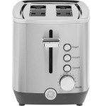 GE Stainless Steel Toaster with Extra Wide Slots