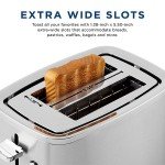 GE Stainless Steel Toaster with Extra Wide Slots