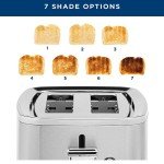 GE Stainless Steel Toaster with Extra Wide Slots