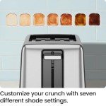 Chefman 2-Slice Toaster with 7 Shade Settings