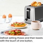 Chefman 2-Slice Toaster with 7 Shade Settings