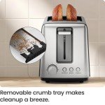 Chefman 2-Slice Toaster with 7 Shade Settings