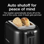 Proctor Silex Black 2-Slice Extra Wide Toaster