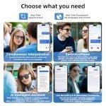 AI Bluetooth Smart Glasses with Real-Time Translation