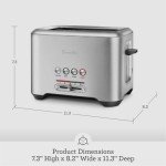 Breville Bit More 2-Slice Toaster, Stainless Steel