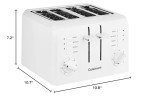 Cuisinart 4-Slice Compact White Toaster