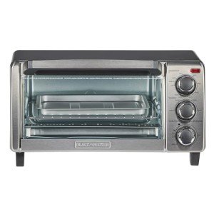 BLACK+DECKER 4-Slice Toaster Oven with Timer