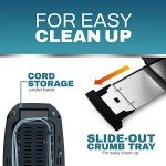 Elite Gourmet 4-Slice Long Slot Toaster in Black