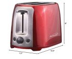 Brentwood Cool Touch Red 2-Slice Toaster