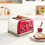 Cuisinart 4-Slice Metallic Red Classic Toaster