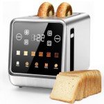 Smart Stainless Steel 2-Slice Touch Screen Toaster