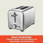 Bella 2-Slice Stainless Steel Toaster with Extra Wide Slots