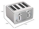 BLACK+DECKER Stainless Steel 4-Slice Toaster