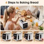 Smart Stainless Steel 2-Slice Touch Screen Toaster