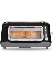 DASH Clear View Toaster with 7 Browning Levels