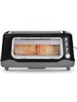 DASH Clear View Toaster with 7 Browning Levels