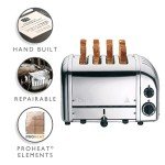 Dualit Classic 4-Slice Stainless Steel Toaster