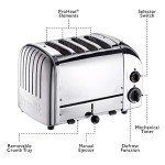 Dualit Classic 4-Slice Stainless Steel Toaster
