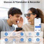 AI Bluetooth Smart Glasses with Real-Time Translation