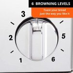 KRUPS Stainless Steel 2 Slice Toaster with 6 Settings