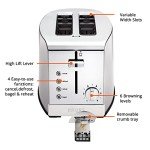 KRUPS Stainless Steel 2 Slice Toaster with 6 Settings