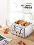 Yabano 4-Slice Stainless Steel Toaster with 7 Shades