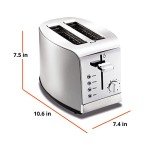 KRUPS Stainless Steel 2 Slice Toaster with 6 Settings