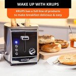 KRUPS Stainless Steel 2 Slice Toaster with 6 Settings