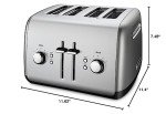 KitchenAid 4-Slice High-Lift Toaster - Silver